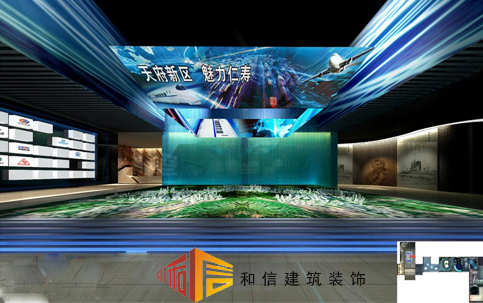 天府新區(qū)規(guī)劃展廳設計裝修