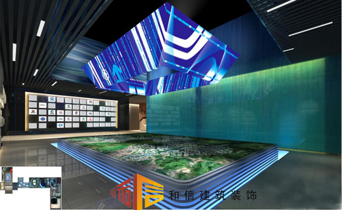 天府新區(qū)規(guī)劃展廳設計裝修
