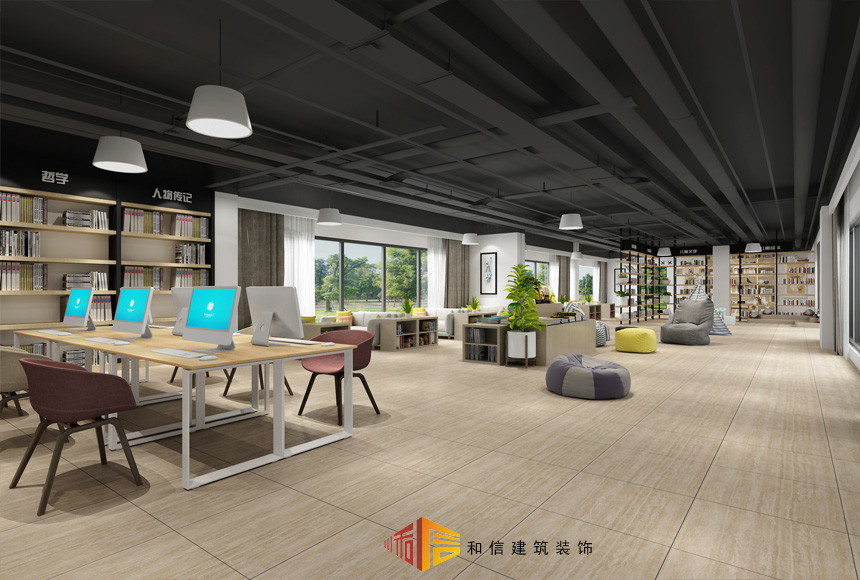 成都潮音社區辦公室設計效果圖 成都潮音社區辦公室設計效果圖