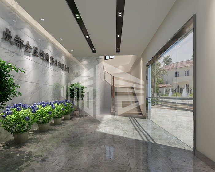 成都金星藥業辦公室裝修效果圖 成都金星藥業辦公室裝修效果圖