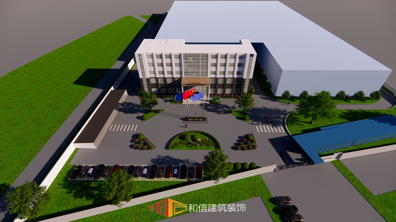 科技材料辦公樓景觀設(shè)計 科技材料辦公樓景觀設(shè)計